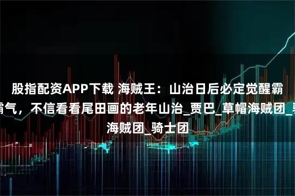 股指配资APP下载 海贼王：山治日后必定觉醒霸王色霸气，不信看看尾田画的老年山治_贾巴_草帽海贼团_骑士团