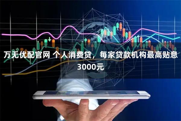 万无优配官网 个人消费贷，每家贷款机构最高贴息3000元