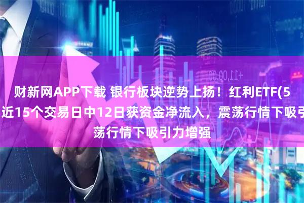 财新网APP下载 银行板块逆势上扬！红利ETF(510880)近15个交易日中12日获资金净流入，震荡行情下吸引力增强